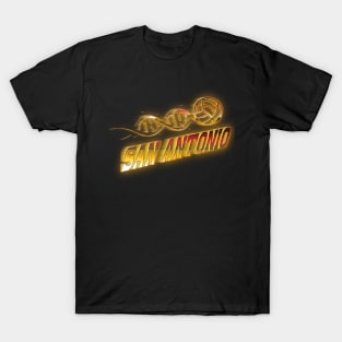 Graphic Basketball San Antonio Proud Name Teams Vintage T-Shirt